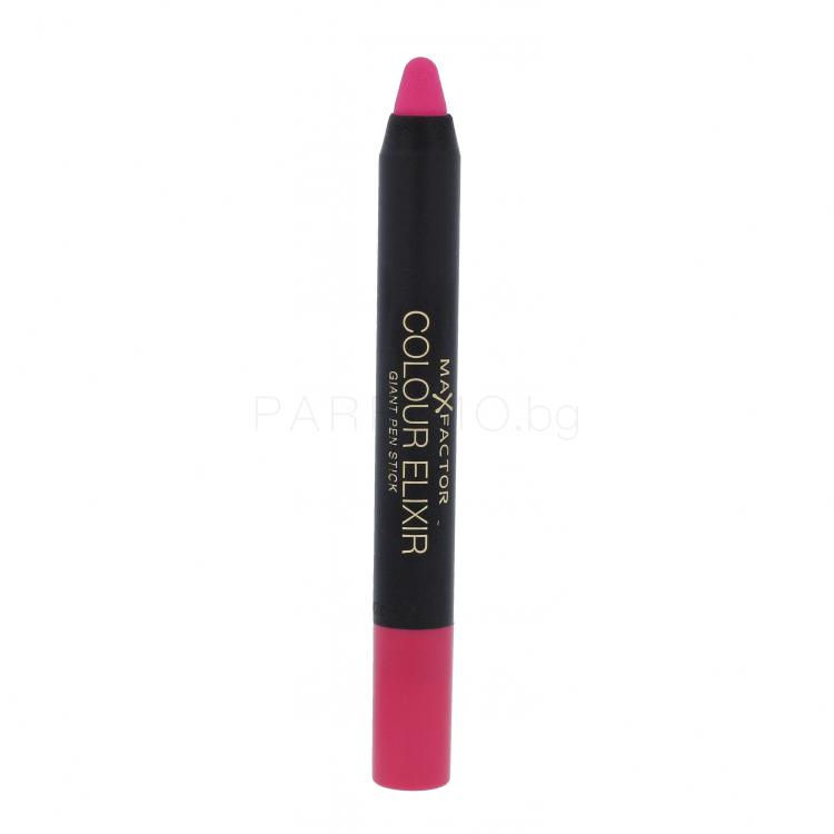 Max Factor Colour Elixir Giant Pen Stick Червило за жени 8 гр Нюанс 15 Vibrant Pink