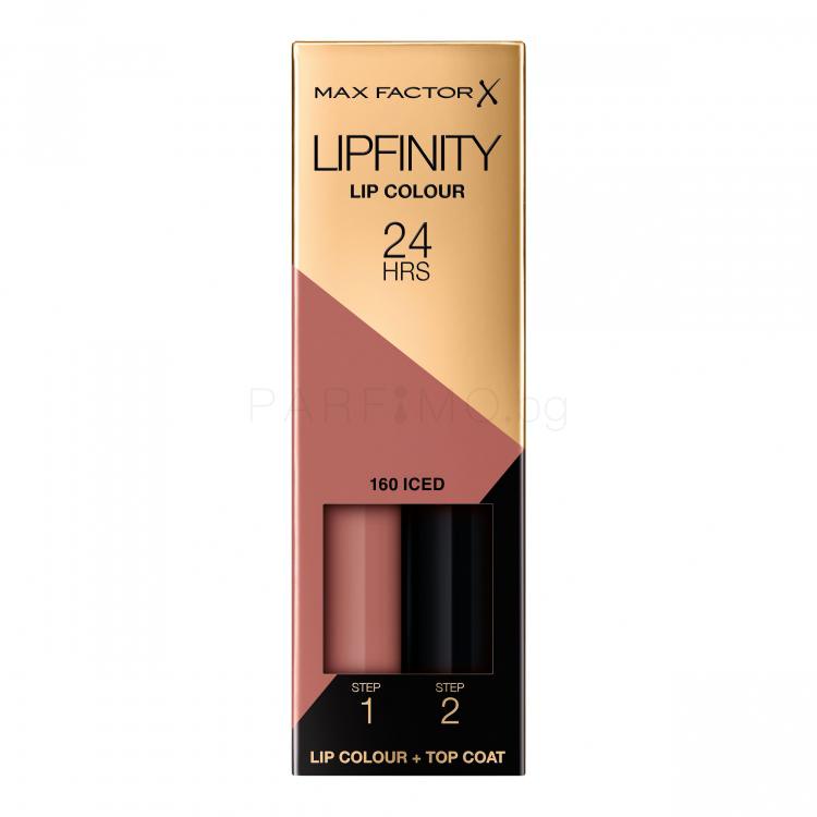 Max Factor Lipfinity Lip Colour Червило за жени 4,2 гр Нюанс 160 Iced