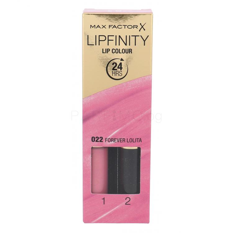 Max Factor Lipfinity Lip Colour Червило за жени 4,2 гр Нюанс 022 Forever Lolita