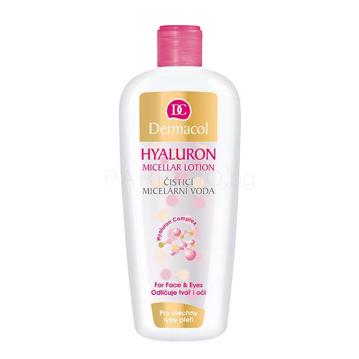 Dermacol Hyaluron Мицеларна вода за жени 400 ml