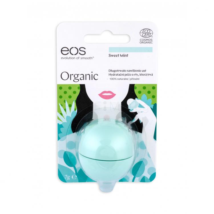 EOS Organic Балсам за устни за жени 7 гр Нюанс Sweet Mint