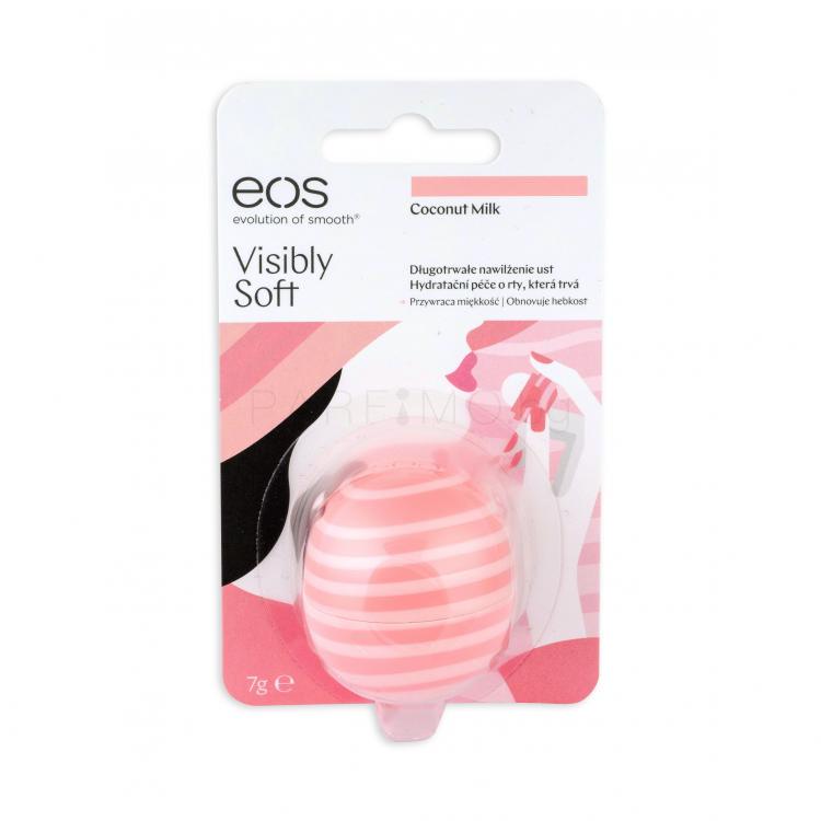 EOS Visibly Soft Балсам за устни за жени 7 гр Нюанс Coconut Milk