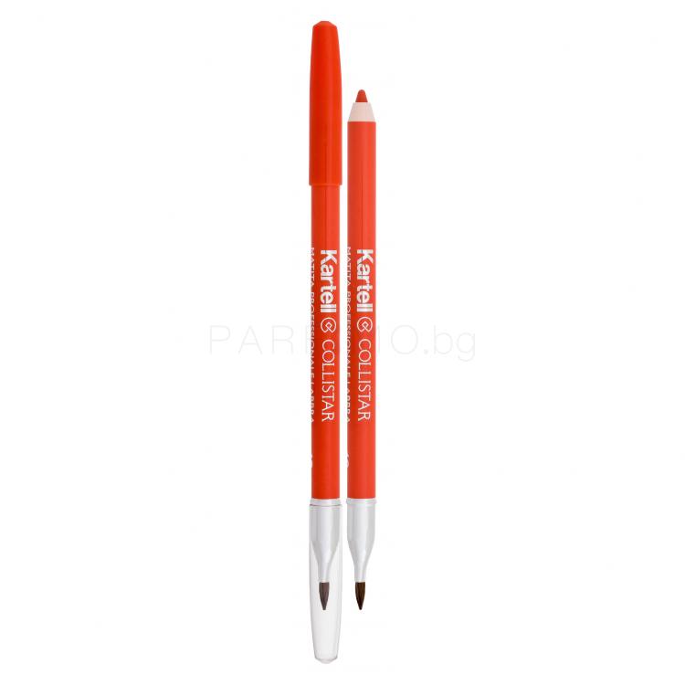 Collistar Professional Kartell Молив за устни за жени 1,2 ml Нюанс 19 Arancio Matelasse