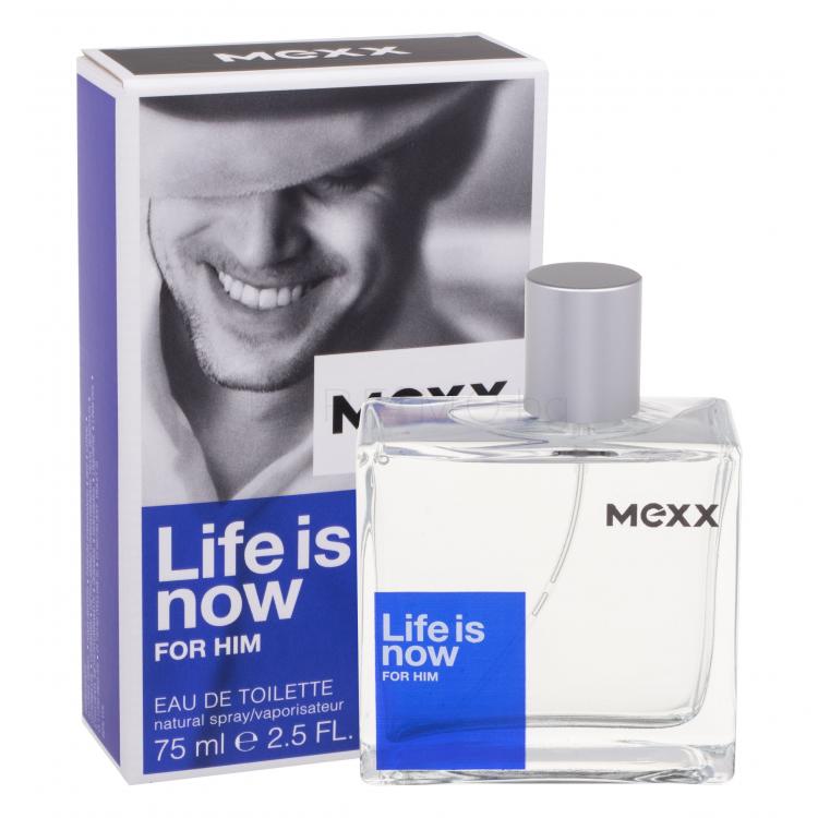 Mexx Life Is Now For Him Eau de Toilette за мъже 75 ml