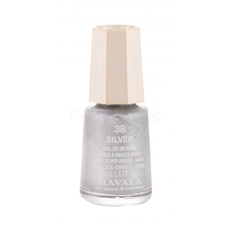 MAVALA Mini Color Лак за нокти за жени 5 ml Нюанс 38 Silver