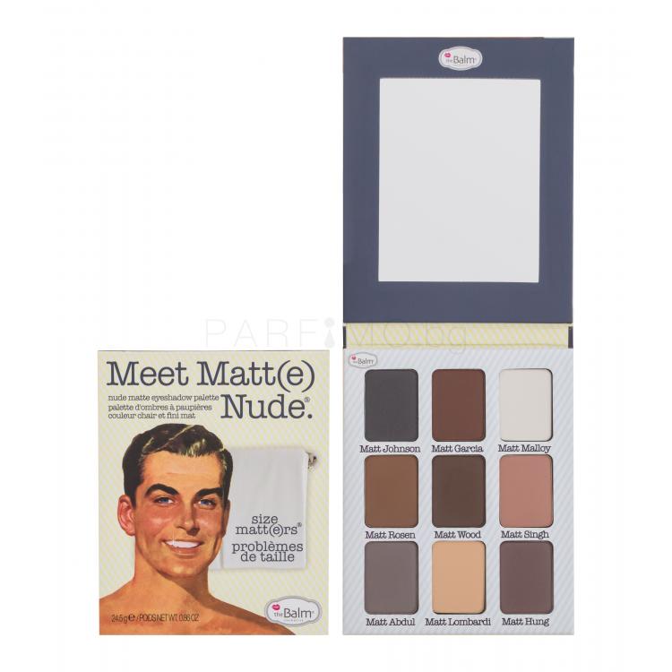 TheBalm Meet Matt(e) Nude Eyeshadow Palette Сенки за очи за жени 24,5 гр