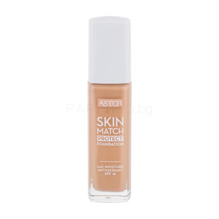 ASTOR Skin Match Protect SPF18 Фон дьо тен за жени 30 ml Нюанс 203 Peachy