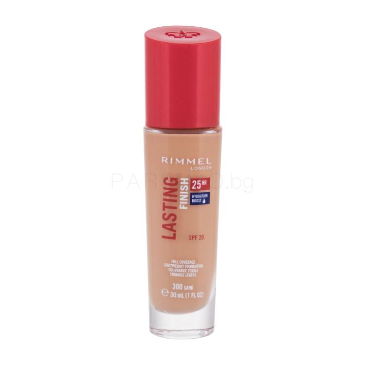 Rimmel London Lasting Finish 25H SPF20 Фон дьо тен за жени 30 ml Нюанс 300 Sand
