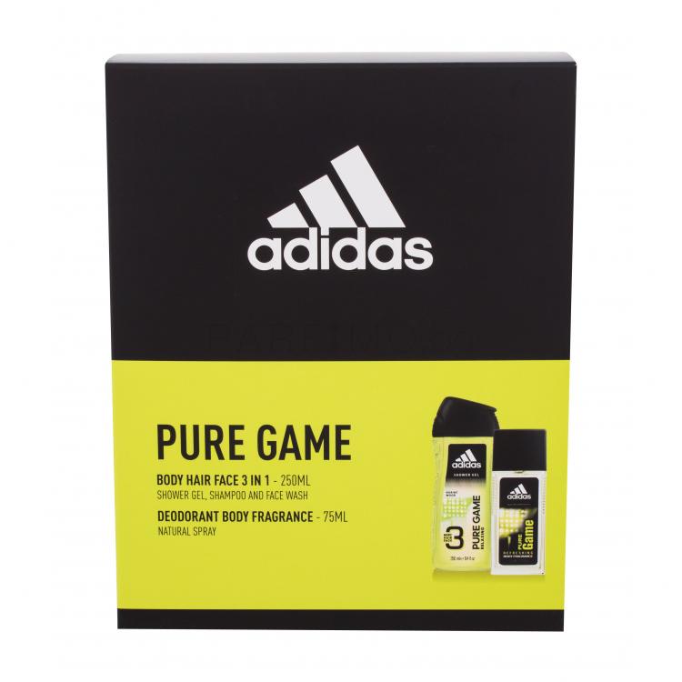 Adidas Pure Game Подаръчен комплект дезодорант75 ml + душ гел 250 ml