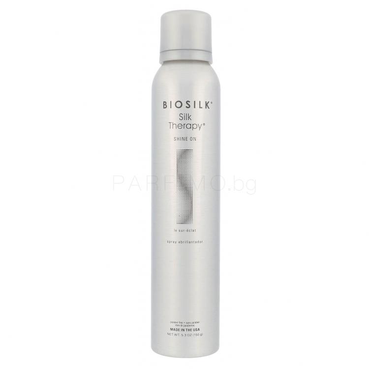 Farouk Systems Biosilk Silk Therapy Shine On Spray За блясък на косата за жени 150 гр