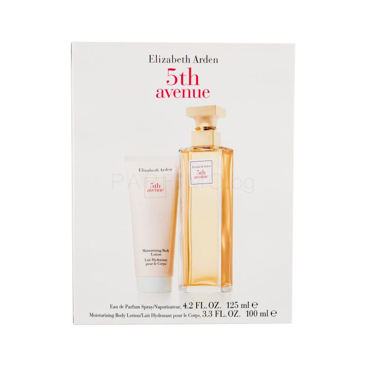 Elizabeth Arden 5th Avenue Подаръчен комплект EDP 125 ml + лосион за тяло 100 ml увредена кутия
