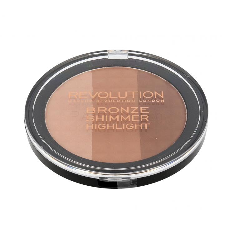 Makeup Revolution London Ultra Bronze, Shimmer And Highlight Пудра за жени 15 гр