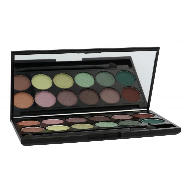 Sleek MakeUP I-Divine Eyeshadow Palette Сенки за очи за жени 13,2 гр Нюанс 447 Garden Of Eden
