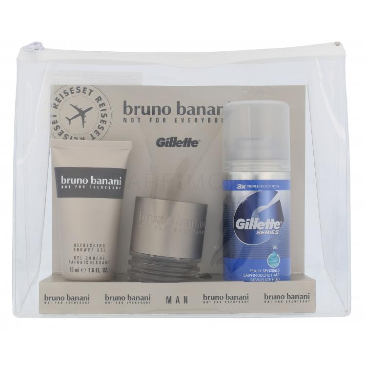 Bruno Banani Man Подаръчен комплект EDT 30 ml + душ гел 50 ml + гел за бръснене Gillette Series 75 ml