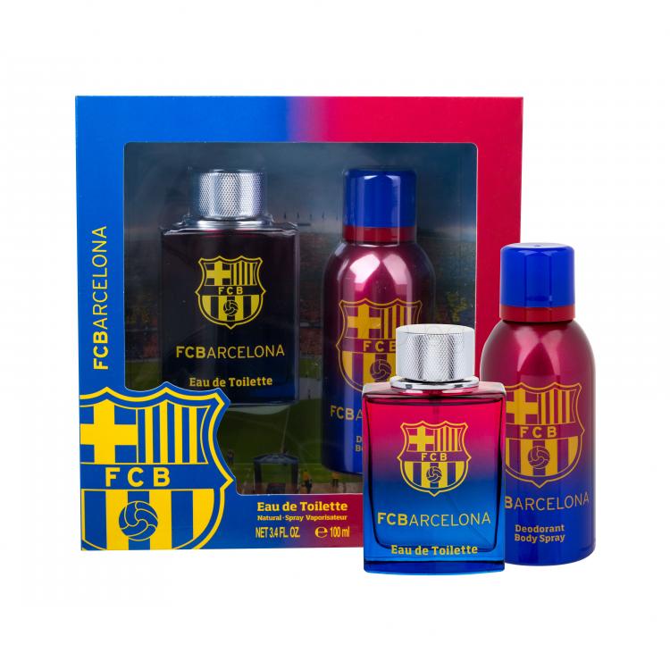 EP Line FC Barcelona Подаръчен комплект EDT 100 ml + дезодорант150 ml