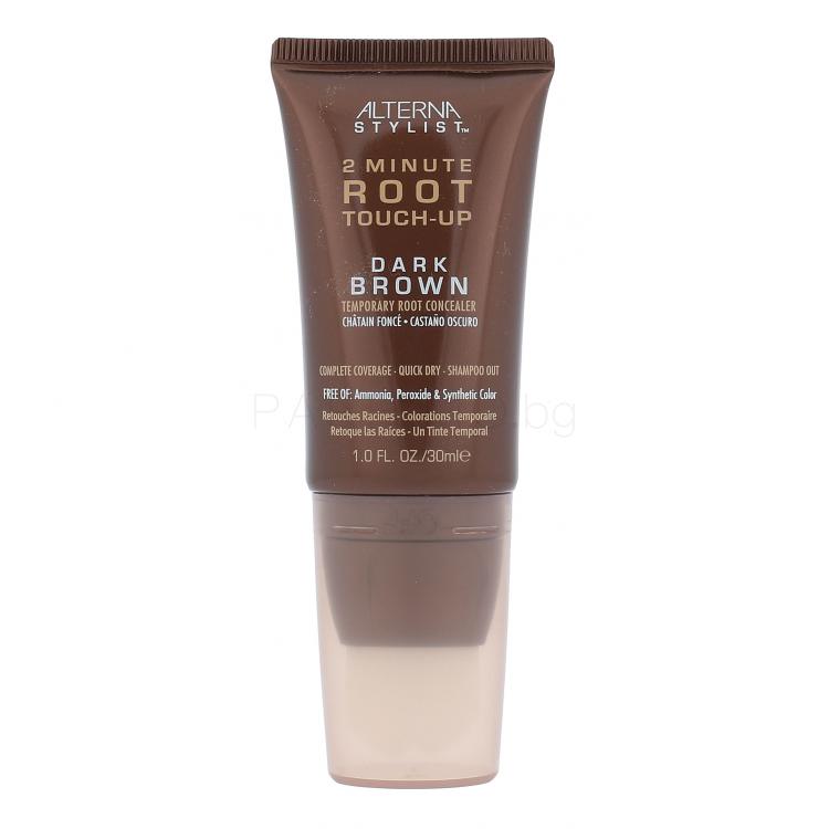 Alterna Stylist 2 Minute Root Touch-Up Боя за коса за жени 30 ml Нюанс Dark Brown