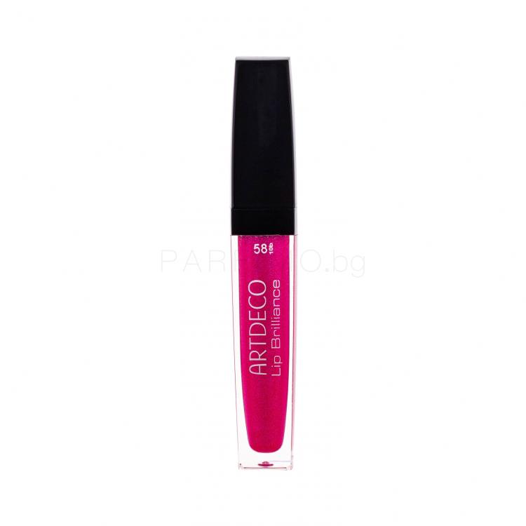 Artdeco Lip Brilliance Блясък за устни за жени 5 ml Нюанс 58 Brilliant Hollywood Pink