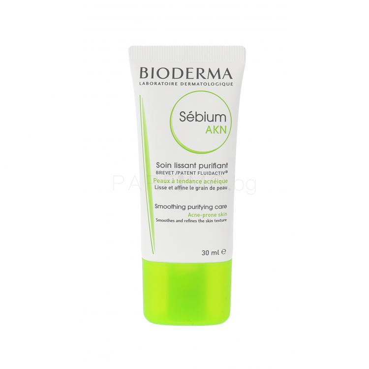 BIODERMA Sébium AKN Smoothing Purifying Care Дневен крем за лице за жени 30 ml