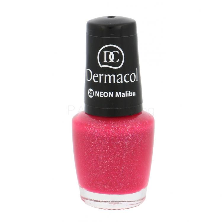 Dermacol Neon Лак за нокти за жени 5 ml Нюанс 20 Malibu