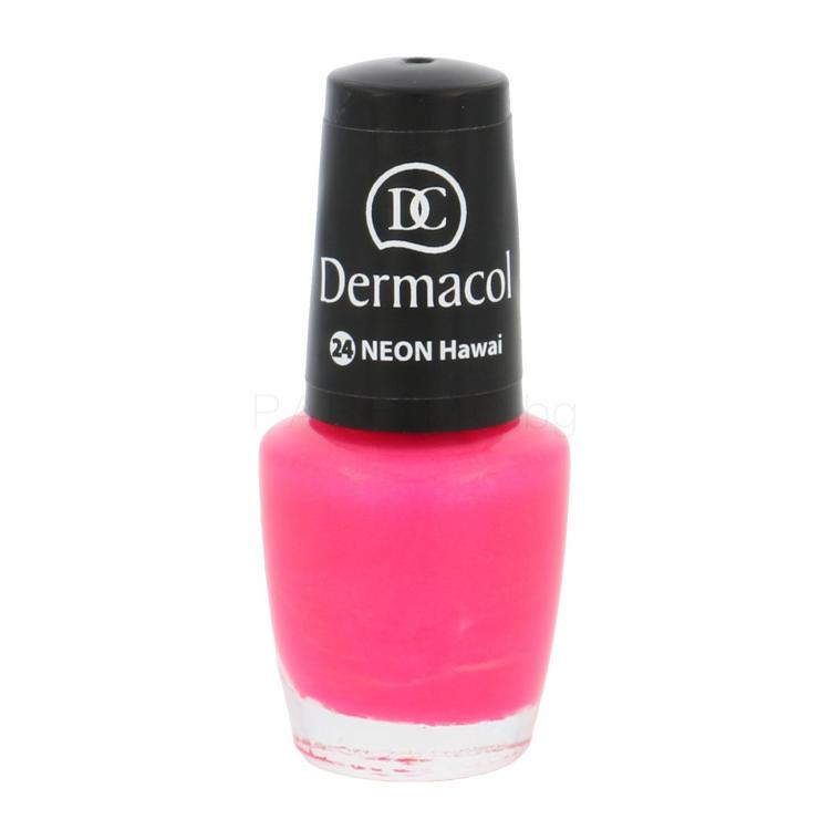 Dermacol Neon Лак за нокти за жени 5 ml Нюанс 24 Hawai