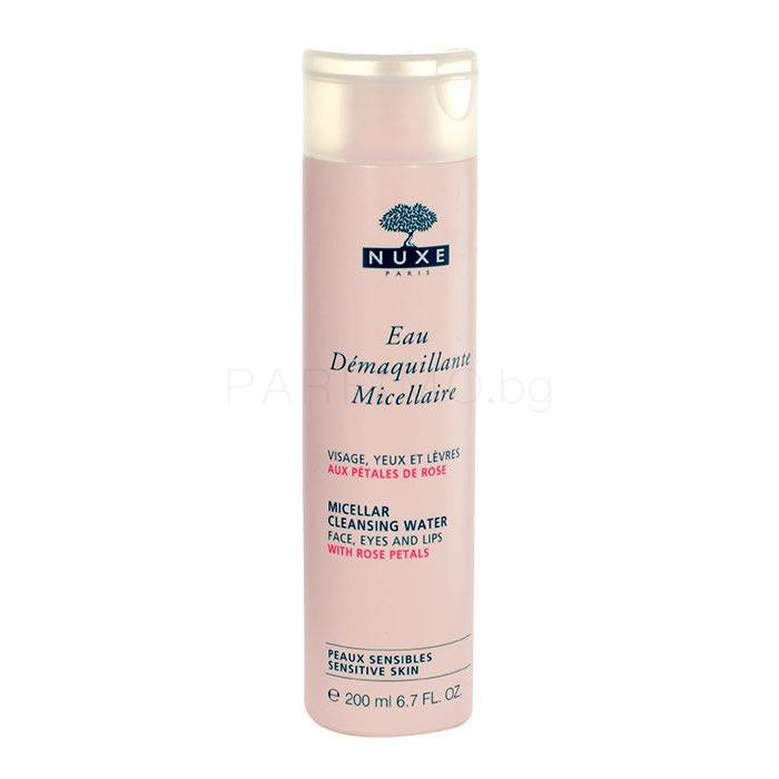 NUXE Rose Petals Cleanser Мицеларна вода за жени 200 ml ТЕСТЕР