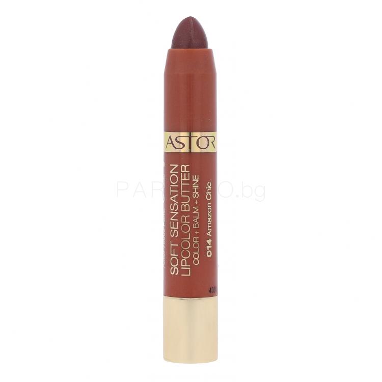 ASTOR Soft Sensation Lipcolor Butter Червило за жени 4,8 g Нюанс 014 Amazon Chic