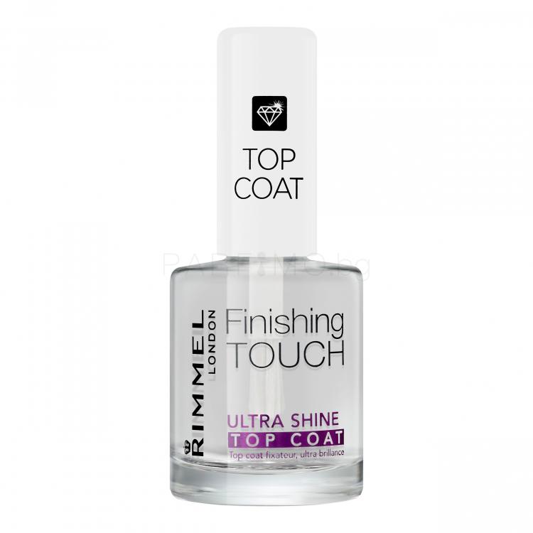 Rimmel London Finishing Touch Ultra Shine Top Coat Лак за нокти за жени 12 ml