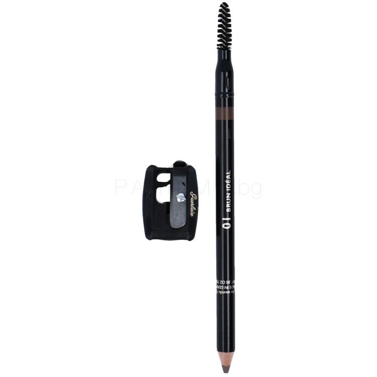 Guerlain The Eyebrow Pencil Молив за вежди за жени 1,08 гр Нюанс 01 Brun Idéal