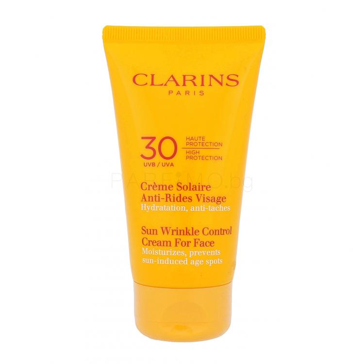 Clarins Sun Wrinkle Control SPF30 Слънцезащитен продукт за лице за жени 75 ml ТЕСТЕР