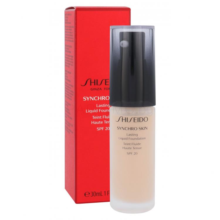 Shiseido Synchro Skin Lasting Liquid Foundation SPF20 Фон дьо тен за жени 30 ml Нюанс Neutral 2