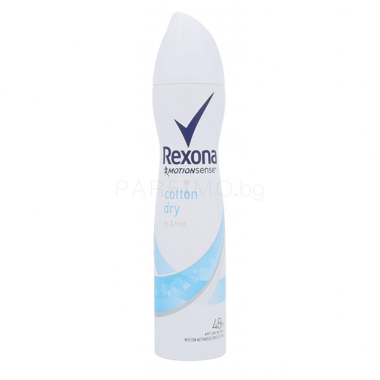 Rexona Cotton Dry 48h Антиперспирант за жени 250 ml