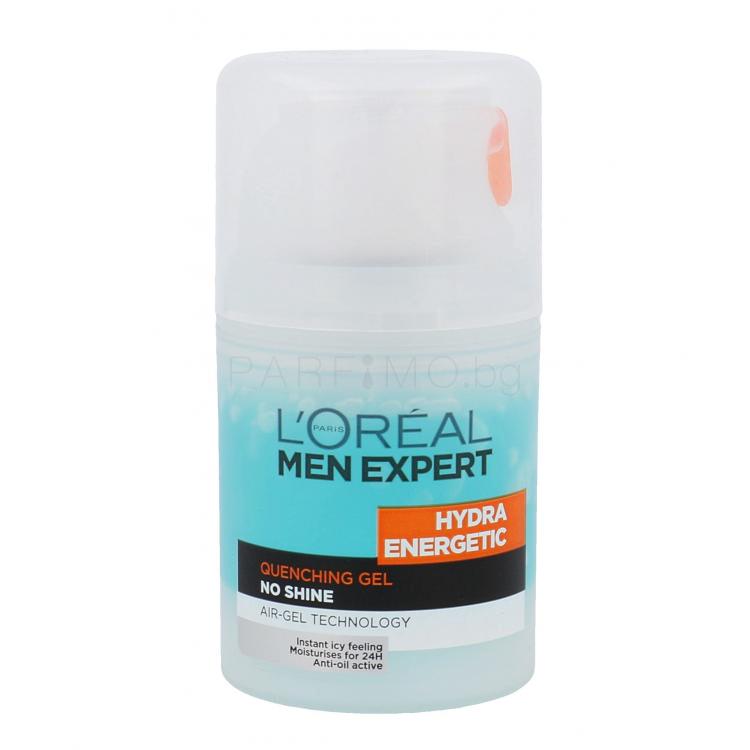 L&#039;Oréal Paris Men Expert Hydra Energetic Quenching Gel Гел за лице за мъже 50 ml ТЕСТЕР
