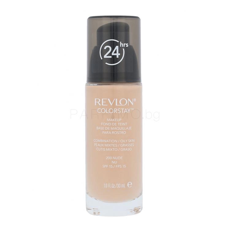 Revlon Colorstay Combination Oily Skin SPF15 Фон дьо тен за жени 30 ml Нюанс 200 Nude