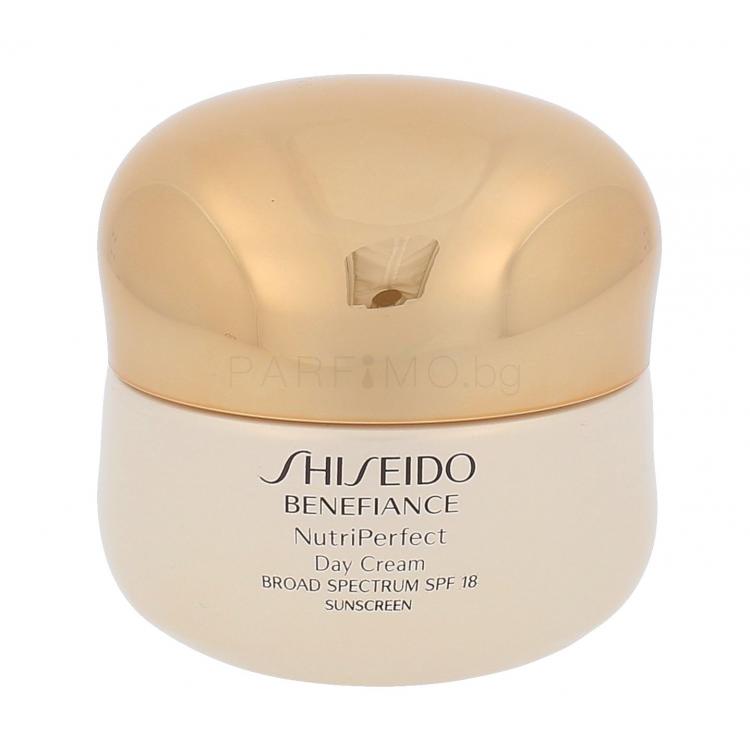 Shiseido Benefiance NutriPerfect SPF18 Дневен крем за лице за жени 50 ml ТЕСТЕР