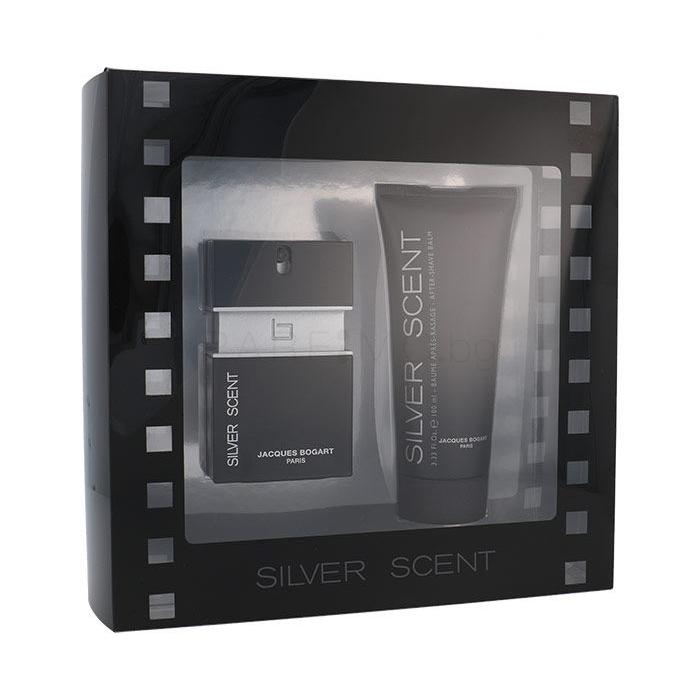 Jacques Bogart Silver Scent Подаръчен комплект EDT 50 ml + балсам за след бръснене 100 ml