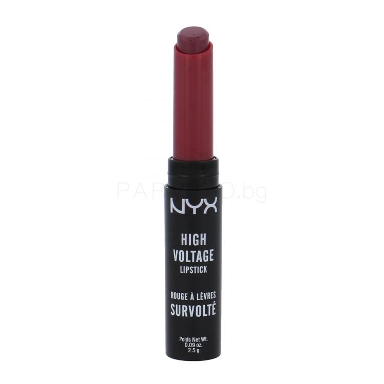 NYX Professional Makeup High Voltage Червило за жени 2,5 гр Нюанс 02 Wine &amp; Dine