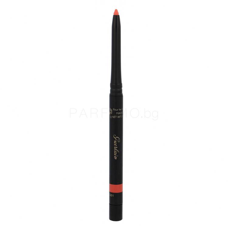 Guerlain The Lip Liner Молив за устни за жени 0,35 g Нюанс 46 Orange Hibiscus