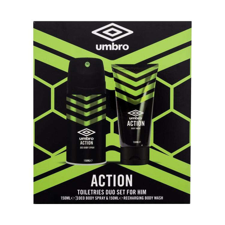UMBRO Action Подаръчен комплект дезодорант 150 ml + душ гел 150 ml