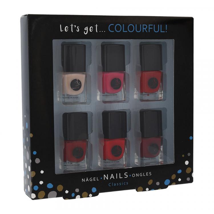 2K Let´s Get Colourful! Classics Подаръчен комплект лак за нокти 6x 5 ml