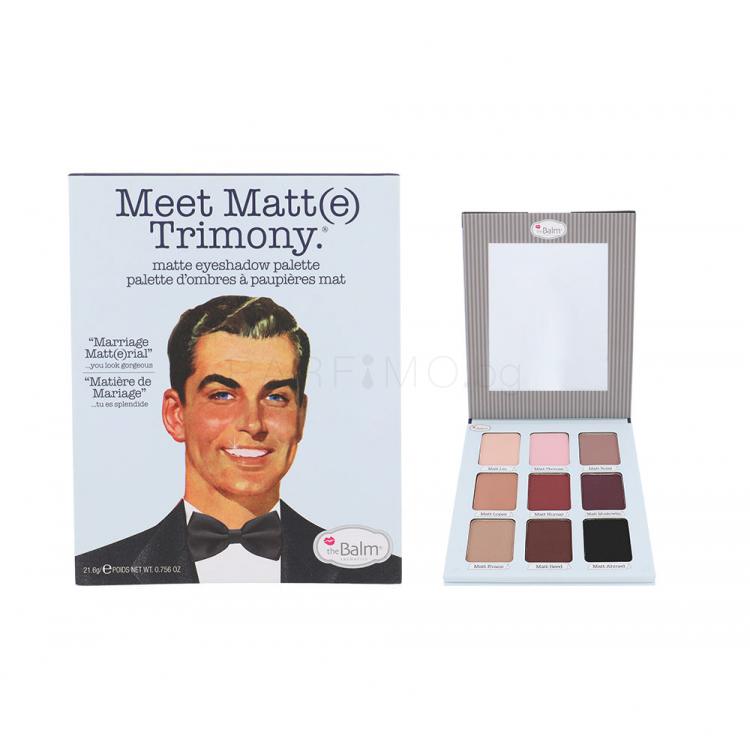 TheBalm Meet Matt(e) Trimony Eyeshadow Palette Сенки за очи за жени 21,6 гр