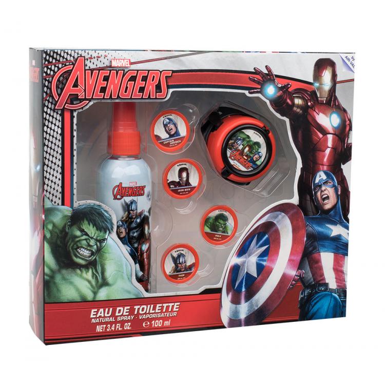 Marvel Avengers Подаръчен комплект EDT 100 ml + гривна + летящи дискове