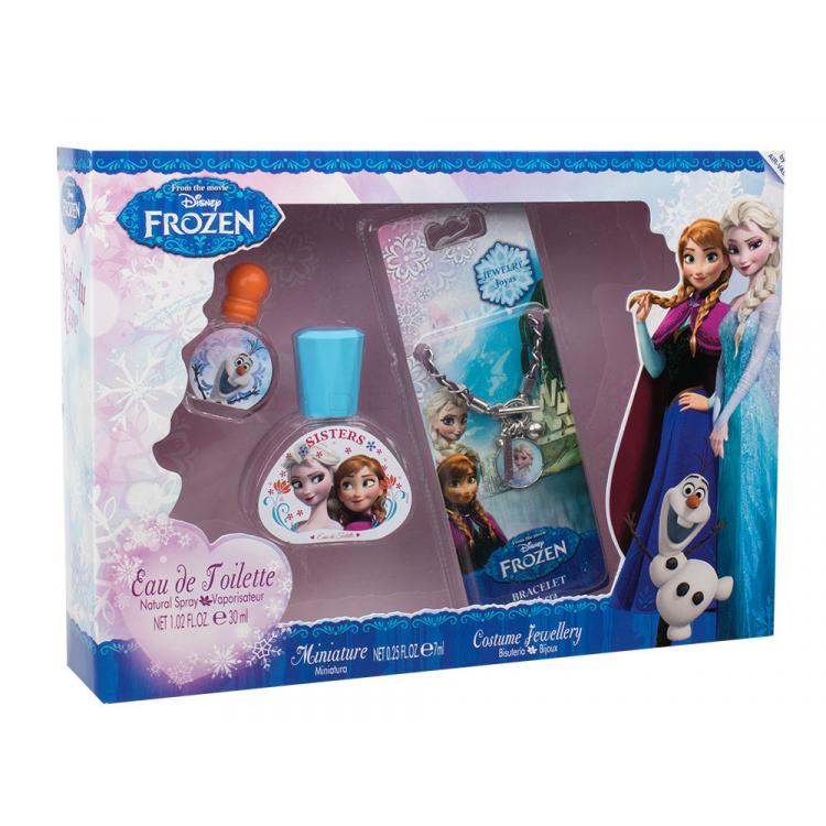 Disney Frozen Подаръчен комплект EDT 30 ml + EDT 7 ml + гривна