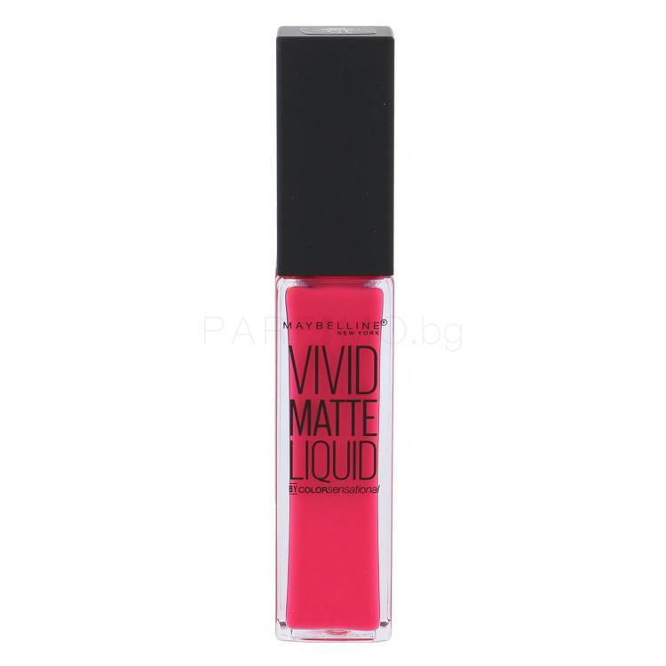 Maybelline Color Sensational Vivid Matte Liquid Червило за жени 8 ml Нюанс 15 Electric Pink