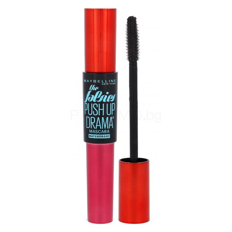 Maybelline The Falsies Push Up Drama Waterproof Спирала за жени 9,7 ml Нюанс Black