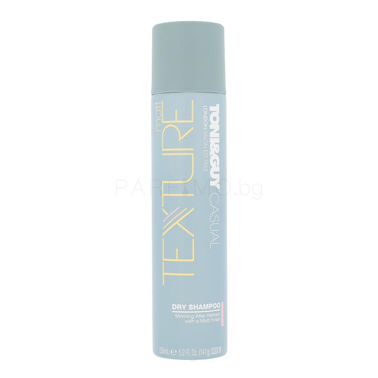 TONI&amp;GUY Casual Matt Texture Сух шампоан за жени 250 ml