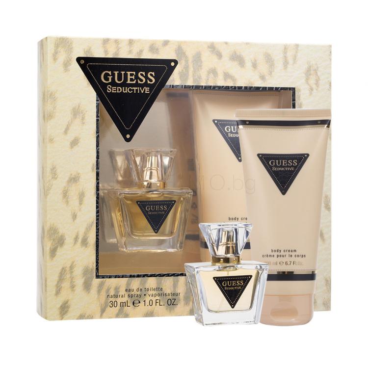 GUESS Seductive Подаръчен комплект EDT 30 ml + крем за тяло 200 ml увредена кутия