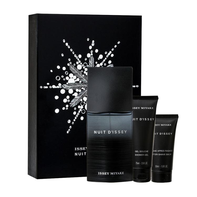 Issey Miyake Nuit D´Issey Подаръчен комплект EDT 125 ml + душ гел 75 ml + балсам за след бръснене 50 ml увредена кутия