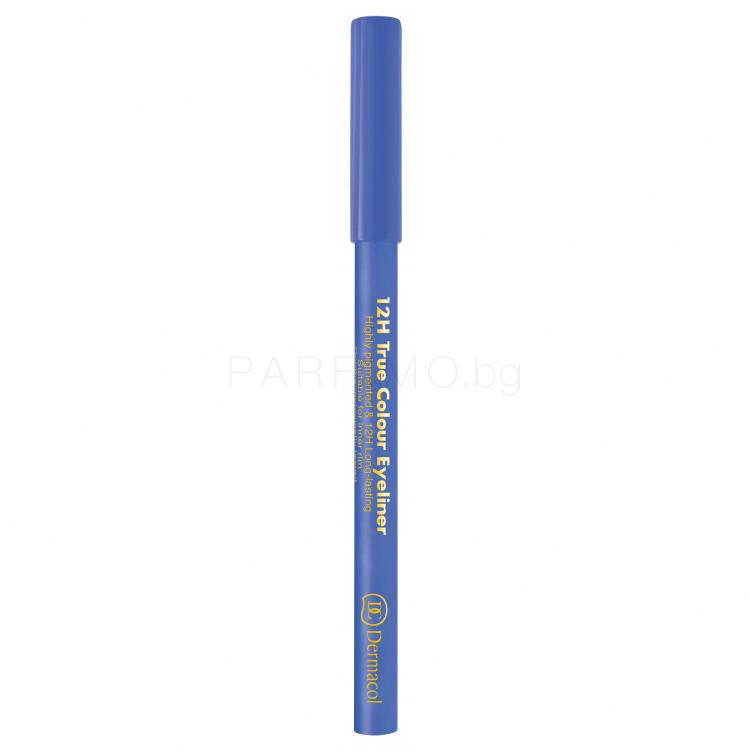 Dermacol 12H True Colour Молив за очи за жени 0,28 g Нюанс 2 Electric Blue