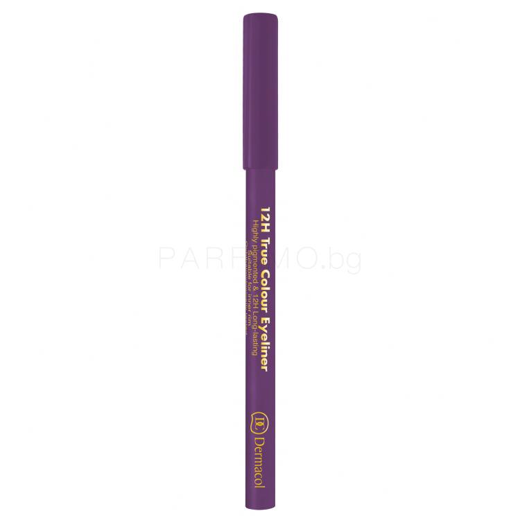 Dermacol 12H True Colour Молив за очи за жени 0,28 g Нюанс 3 Purple