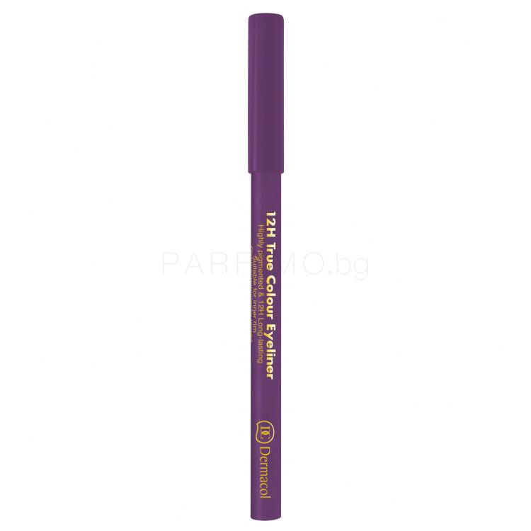 Dermacol 12H True Colour Молив за очи за жени 0,28 гр Нюанс 3 Purple